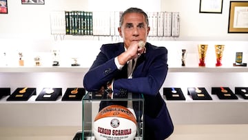 Sergio Scariolo, en su casa de Marbella.