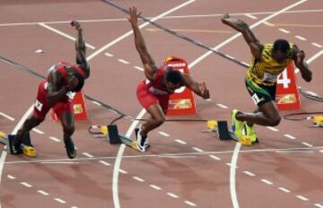 Victoria de Usain Bolt en la final de 100m del Mundial de Atletismo de Pekín 2015.