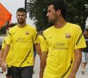 Piqué y Busquets llegarán al primer Clásico del curso