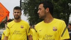 Piqu¨¦ y Busquets llegar¨¢n al primer Cl¨¢sico del curso