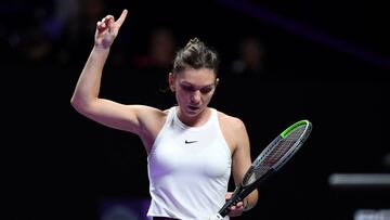 Simona Halep venci&oacute; en el Masters a Andreescu.