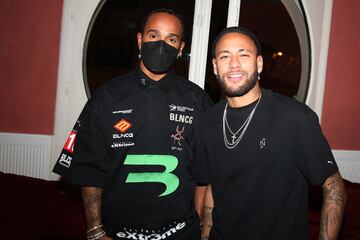 Hamilton y Neymar.