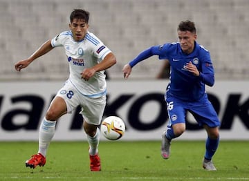 Silva (L) on loan at Marseille