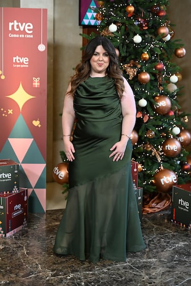 LalaChus durante la presentación de la programación navideña de RTVE en el Teatro Real de Madrid.   
 
 
 