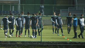 Chivas durante un entrenamientoq