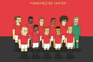 Real Madrid and Barcelona squads get 'The Simpsons' treatment