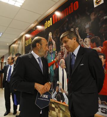 En 2010, Rubalcaba en la Comisión de Evaluación de la FIFA a la Candidatura Ibérica de España y Portugal al Mundial de fútbol 2018.
 
