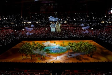 El estadio Al Bayt se inauguró en el primer encuentro de la Copa Árabe entre Qatar y Bahréin. El escenario también será el encargado del partido de apertura del Mundial 2022. Tiene capacidad de 60 mil espectadores.