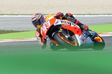 Marc Márquez durante la carrera del GP de San Marino