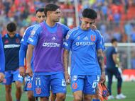 Futbol, Universidad de Chile vs Coquimbo Unido.
Fecha 29, Liga de Primera 2025.
El equipo de Universidad de Chile, es fotografiado durante un partido de la liga de Primera contra Coquimbo Unido realizado en el estadio Santa Laura de Santiago, Chile.
02/12/2025
Jonnathan Oyarzun/Photosport
Football,Universidad de Chile vs Coquimbo Unido.
29th turn, First division league.
Universidad de Chile’s teams, are pictured during a first division match against Coquimbo Unido held at the stadium Santa Laura in Santiago, Chile.
02/12/2025
Jonnathan Oyarzun/Photosport