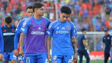 Futbol, Universidad de Chile vs Coquimbo Unido.
Fecha 29, Liga de Primera 2025.
El equipo de Universidad de Chile, es fotografiado durante un partido de la liga de Primera contra Coquimbo Unido realizado en el estadio Santa Laura de Santiago, Chile.
02/12/2025
Jonnathan Oyarzun/Photosport
Football,Universidad de Chile vs Coquimbo Unido.
29th turn, First division league.
Universidad de Chile’s teams, are pictured during a first division match against Coquimbo Unido held at the stadium Santa Laura in Santiago, Chile.
02/12/2025
Jonnathan Oyarzun/Photosport