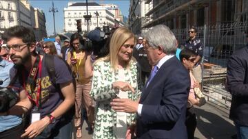 Apunte de Cerezo a Cifuentes: "Hoy es tu primer equipo"