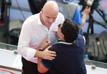 Fifa rebukes Maradona's 'inappropriate' referee claims