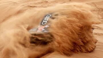 Carlos Sainz en el Dakar.