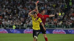 El duro castigo que recibió Gary Medel en Italia