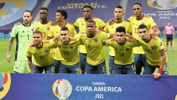 Formación de Colombia hoy ante Perú en Copa América