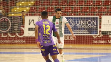 Arnaldo Báez, en un partido del Córdoba Patrimonio