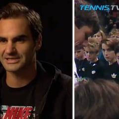 La emoción y el orgullo de Federer al recordar sus inicios de recogepelotas