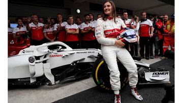 Tatiana Calderon relata lo que se siente conducir un F1