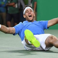 Del Potro vence a Nadal y alarga el reinado olímpico de Massú