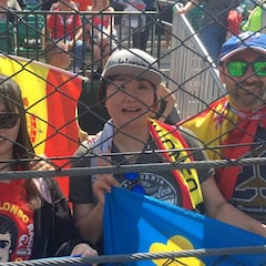 Lleno total en Indianápolis con miles de ‘alonsistas’ en las gradas