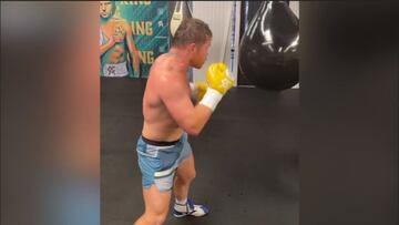 El video que demuestra el gran estado físico de Canelo