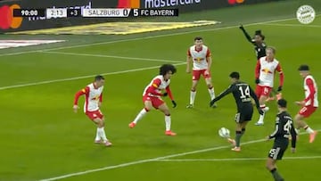 En el primer amistoso del año, el colombiano ingresó en el segundo tiempo y fue determinante al participar en los dos últimos goles frente al Salzburgo, en la goleada 5-0.