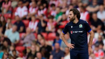 LINCOLN, ENGLAND - JULY 23:  Blackbrun Rovers' Ben Brereton Diaz during the Pre-season Friendly match between Lincoln City and Blackburn Rovers at LNER Stadium on July 23, 2022 in Lincoln, England. (Photo by Chris Vaughan - CameraSport via Getty Images)