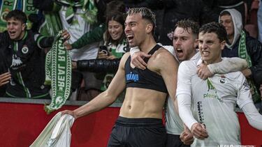 Arana, Peque y Morante, del Racing.