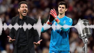 Courtois responde a Simeone: "No es justo que me menosprecie"