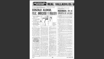 Página 4 de AS el 2 de julio de 1984, con protagonismo para el Real Valladolid.