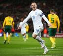 Inglaterra golea y Rooney está a tres goles de hacer historia
