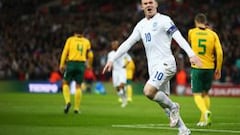 Inglaterra golea y Rooney está a tres goles de hacer historia
