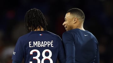 The French youngster plays for PSG in Ligue 1 alongside his older brother.
