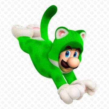 Super Mario 3D World | Luigi también tiene su parte de protagonismo en esta secuela de Super Mario 3D Land, en el que los disfraces más llamativos influyen directamente en su jugabilidad.