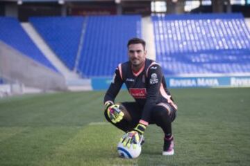 El portero Roberto Jiménez estará bajo los palos del Espanyol la próxima temporada. 
