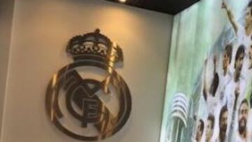 La cruz del escudo del Madrid se mantuvo intacta en Dubai