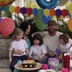 La familia de Sergio Ramos celebra su cuarto cumpleaños en el confinamiento