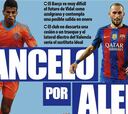Cruyff y un trueque, en las portadas de Barcelona
