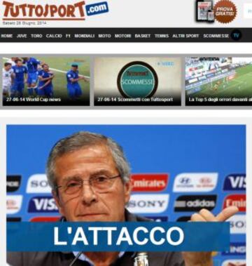 Portadas de la prensa extranjera