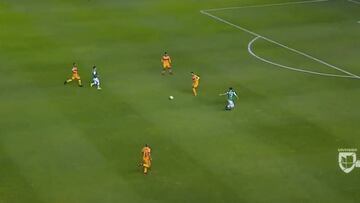 La gran corrida de Álvaro Ramos que terminó en gol de León