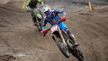 Jorge Prado, con la GasGas en Finlandia.