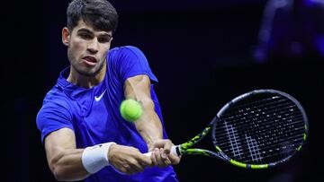 Carlos Alcaraz, en la Laver Cup.