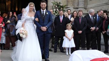 Jon Rahm acaba un año de ensueño con su boda con Kelley Cahill