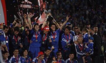 Los azules tienen 34 participaciones internacionales y un título, el de la Copa Sudamericana 2011. 