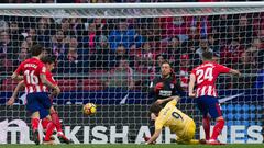 1x1 del Girona: Portu ilumina a su equipo en el Metropolitano