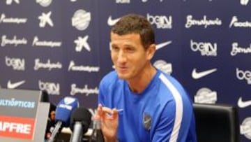 Javi Gracia en rueda de prensa.