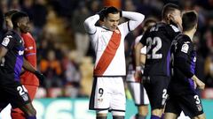 Ra&uacute;l de Tom&aacute;s se lamenta en el &uacute;ltimo derbi madrile&ntilde;o disputado por el Rayo Vallecano, contra el Legan&eacute;s en LaLiga Santander.