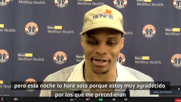 Westbrook tras pasar a la historia: "Me tomo este trabajo en serio"