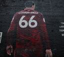Así fue vandalizado el mural de Alexander-Arnold en Liverpool